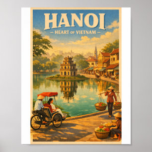 ha noi viet nam travel 2026 poster
