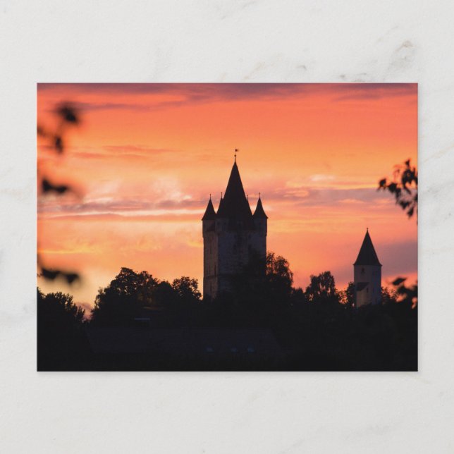 HAAGER SCHLOSSTURM & SMALL SCHLOSSTURM IN THE EVEN POSTCARD (Front)