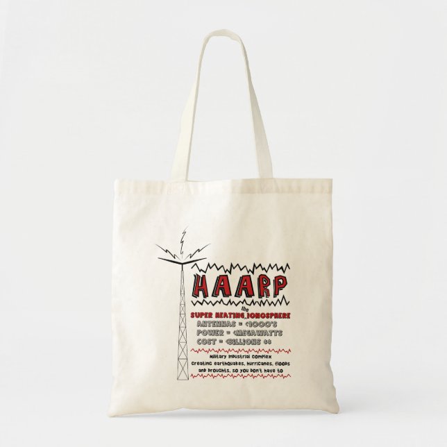 HAARP is super heating the ionosphere bag (Front)