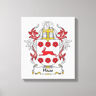 Haas Family Crest Canvas Print