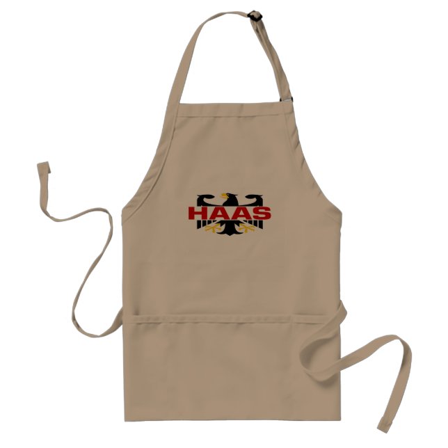 Haas Surname Standard Apron (Front)