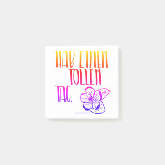 Hab einen tollen Tag Post-it Klebezettel Notes