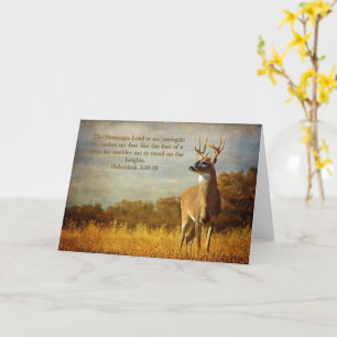 Habakkuk 3:18 Inspirational Card