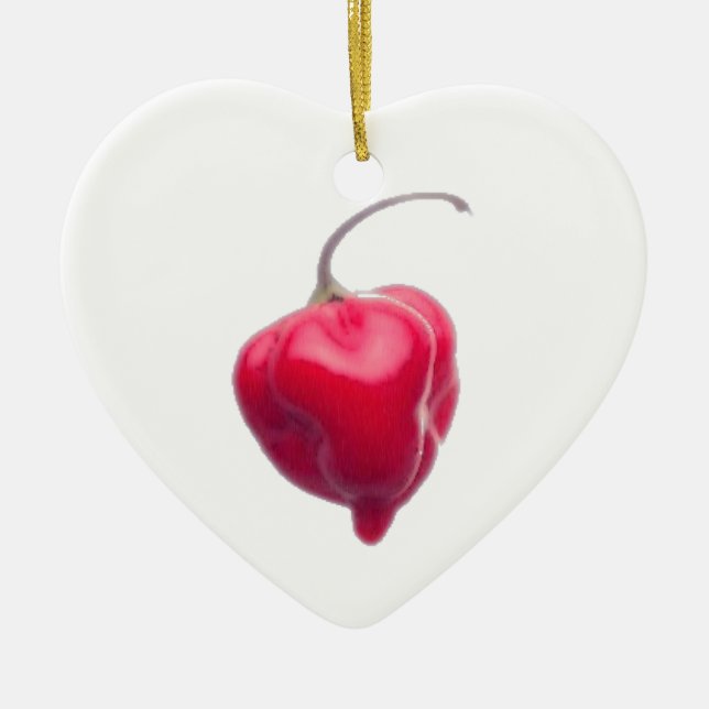 habanero ceramic tree decoration (Front)