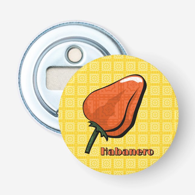 Habanero Chilli Pepper Bottle Opener (Front)