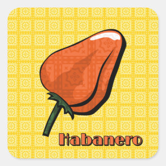 Habanero Chilli Pepper Sticker