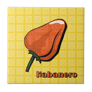 Habanero Chilli Pepper Tile