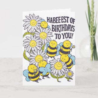 Habee-est of Birthdays Letterpress Card