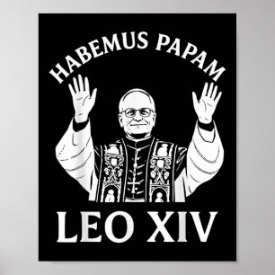 Habemus Papam Leo Xiv New Pope Catholic Church Ele Poster