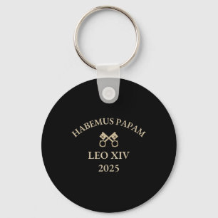 Habemus Papam Pope Leo Xiv 2025 Catholic Key Ring