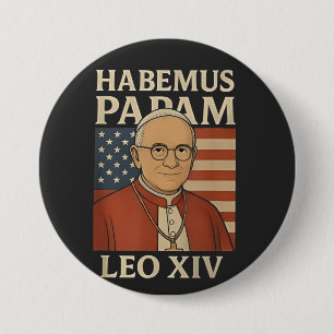 Habemus papam Pope Leo XIV Christian Church 7.5 Cm Round Badge