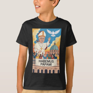 Habemus Papam Pope Leo Xiv Christian New Pope Robe T-Shirt
