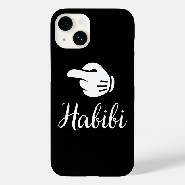Habibi and Habibi Arab Couple Matching Case-Mate i iPhone Case (Back)