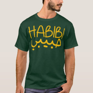 HABIBI Arabic Saying Funny Cute Graphic  T-Shirt