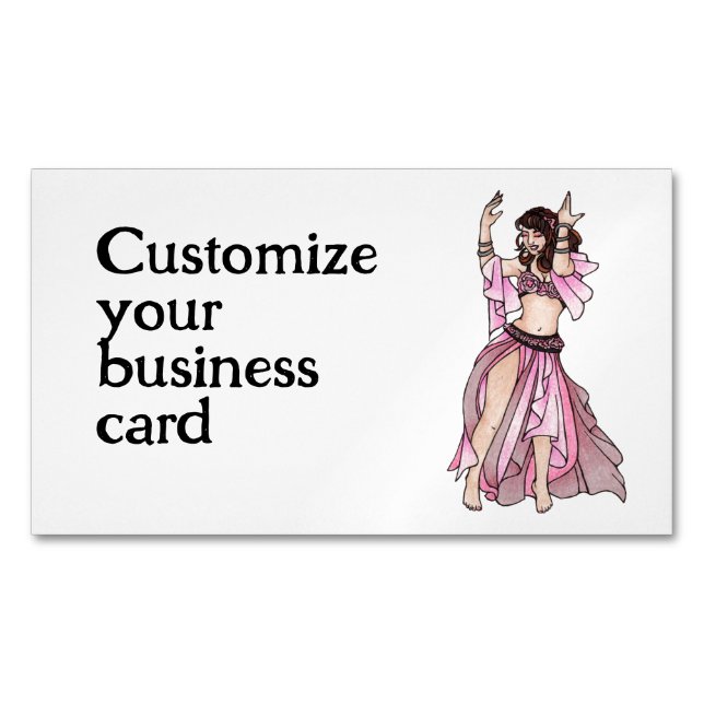 Habibi Belly Dancer Business Cards (Front)
