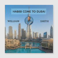 Habibi Come To Dubai Custom Name Travel