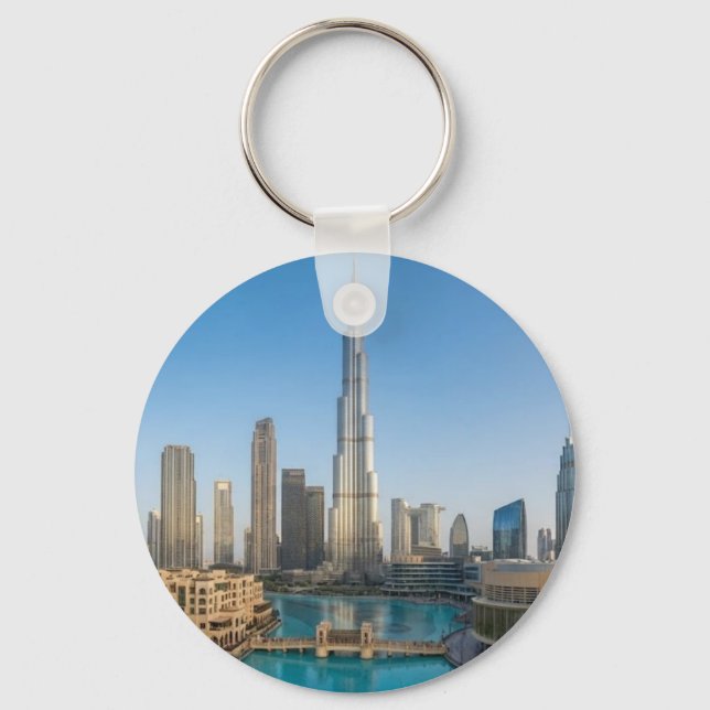 Habibi Come To Dubai Custom Name Travel  Key Ring (Front)