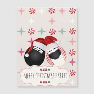 Habibi Eggs Magnet Christmas Card