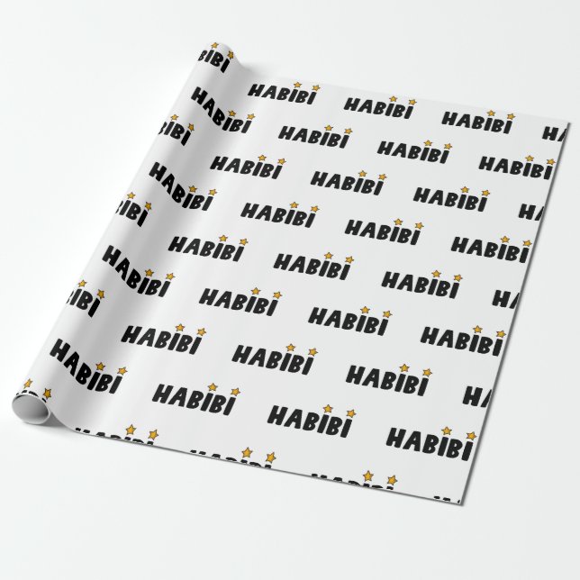 Habibi Wrapping Paper (Unrolled)
