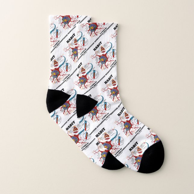 Habit A Form Of Neurological Implementation Neuron Socks (Pair)