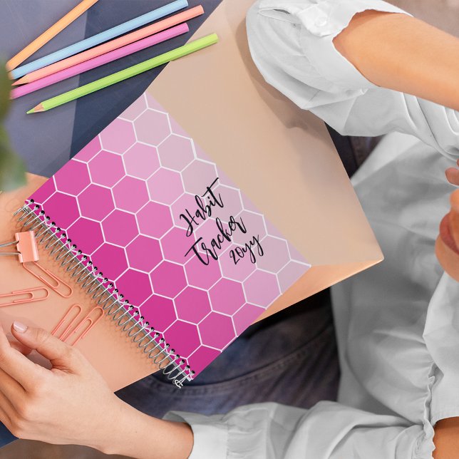 Habit Tracker Magenta Notebook (Creator Uploaded)