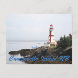 Habor Lightstation Campobello Island New Bronswick Postcard
