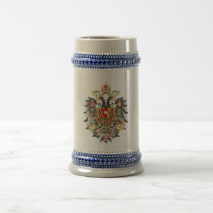 Habsburg Coat of Arms Beer Stein