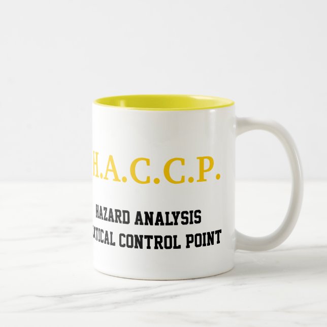 HACCP MUG Yellow (Right)