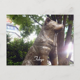 hachiko shibuya postcard