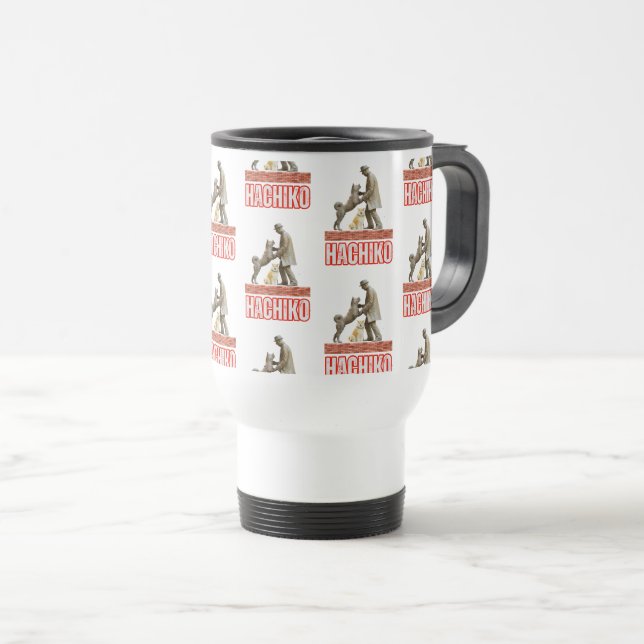 HACHIKO TRAVEL MUG (Front Right)