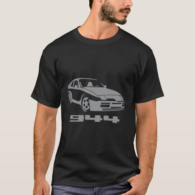 Hack Racing 944 944 Grey Small T-Shirt (Front)