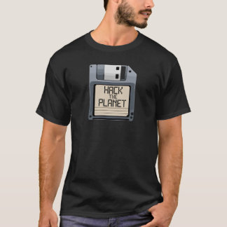 Hack The Planet Floppy Disk T-Shirt