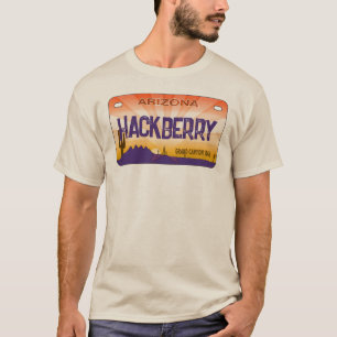 Hackberry Arizona flag license plate shirt
