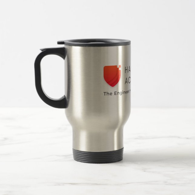Hackbright Stainless Steel Travel Mug (Left)
