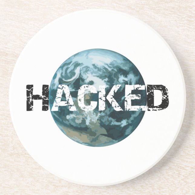 Hacked Planet Earth Coaster (Front)