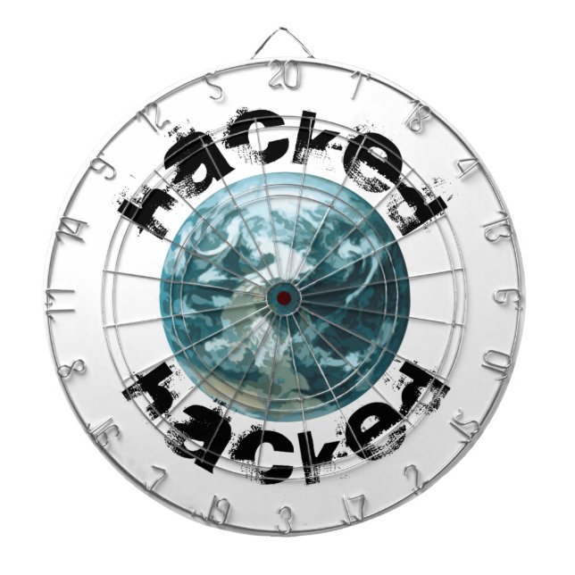 Hacked Planet Earth Dartboard (Front)