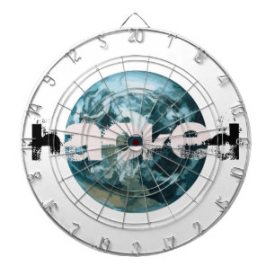 Hacked Planet Earth Dartboard