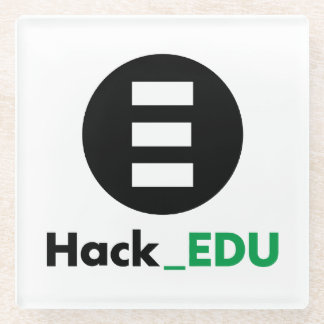 HackEDU Glass Coaster