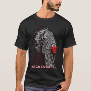 Hackensack American Indian Proud Chief Vintage Res T-Shirt