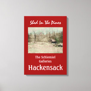 Hackensack - Shed In The Pines Canvas Print