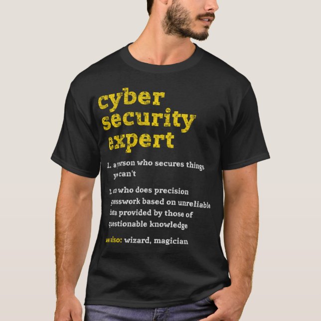 Hacker And Hacking White T-Shirt (Front)