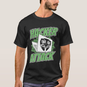 Hacker Attack White Hat Black Hat Ethical Hacking  T-Shirt