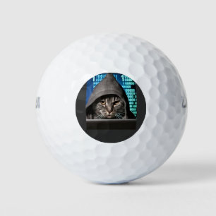 Hacker Black Cat Golf Balls