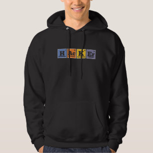 Hacker Chemist Elements Programmer Hoodie