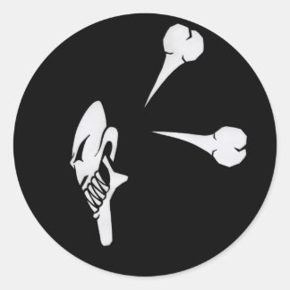 hacker classic round sticker