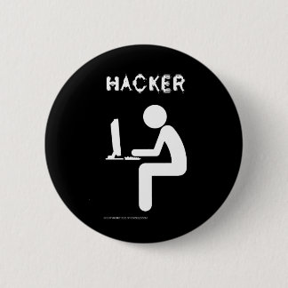 Hacker-colour 6 Cm Round Badge