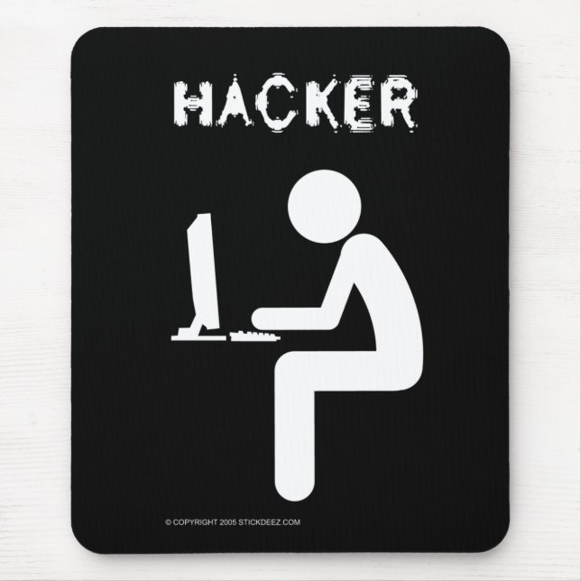 Hacker-colour Mouse Pad (Front)
