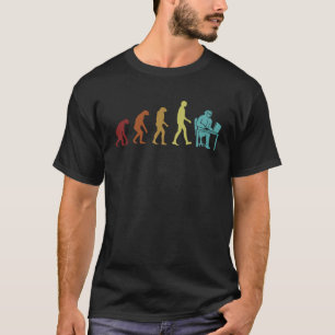 Hacker Evolution Ethical Hacking White Hat Black H T-Shirt