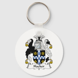 Hacker Family Crest Key Ring