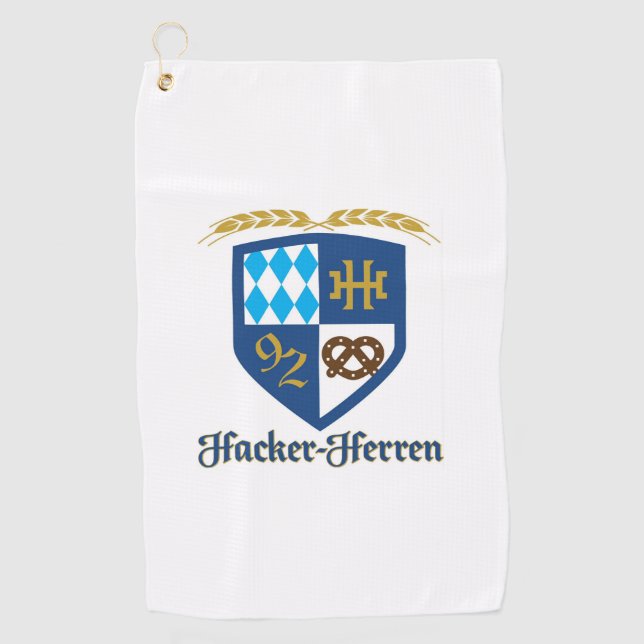 Hacker Herren golf towel (Front)